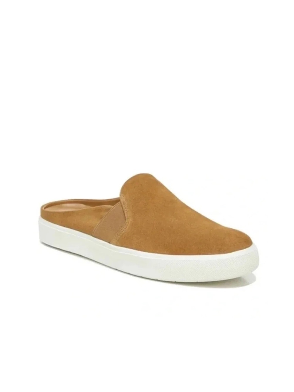 NEW Vince Blair Suede Slip On Mules Camel Size 8.5 - Picture 1 of 7